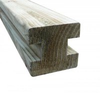 Konstruktionsmaterialien im Detail Zwischenpfosten R42x3500x140x140